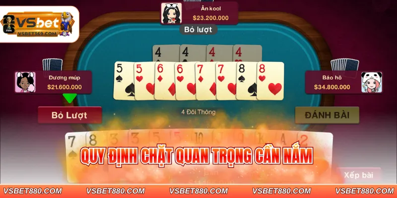Quy định chặt quan trọng cần nắm