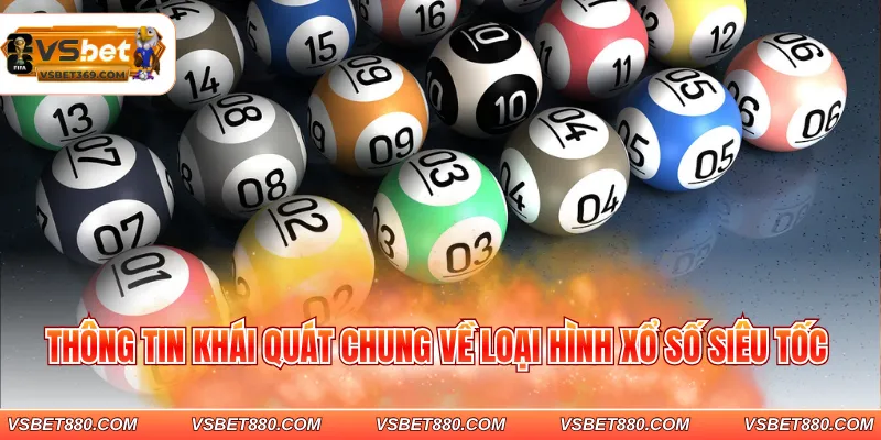 Thông tin khái quát chung về loại hình xổ số siêu tốc